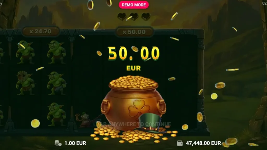 Interface visual do jogo Monkey Money com o protagonista macaco em um calabouço.